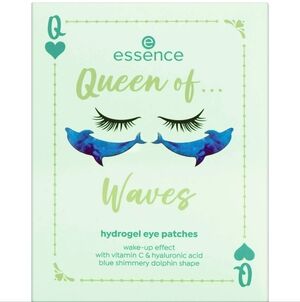 Pagevine Waves Hydrogel Eye Patches - Blue Shimmery Dolphin NIB 12 Patches